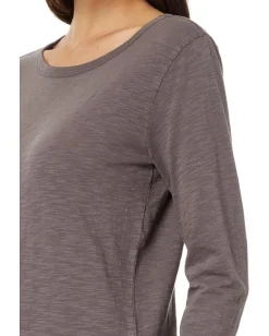 Mod-o-doc Long Sleeve Crew Neck Favorite Tee Dark Pewter