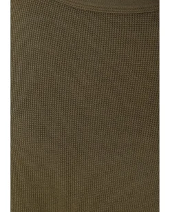 Mod-o-doc Long Sleeve Dropped Armhole Oversized Top Fern Outlet