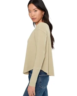 Women Mod-o-doc Long Sleeve Dropped Armhole Oversized Top