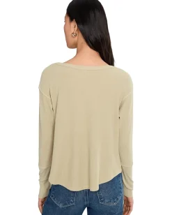 Women Mod-o-doc Long Sleeve Dropped Armhole Oversized Top