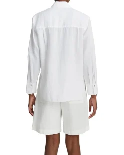 Women Vince Long Sleeve Easy Button Down