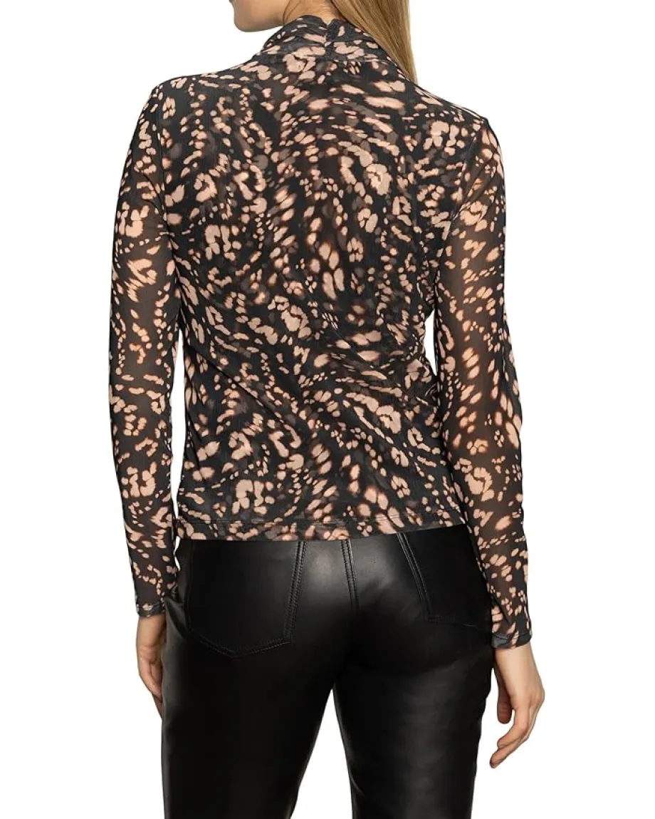 Women Sanctuary Long Sleeve Mesh Mock