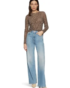 Sanctuary Long Sleeve Perfect Mesh Tee French Kitty