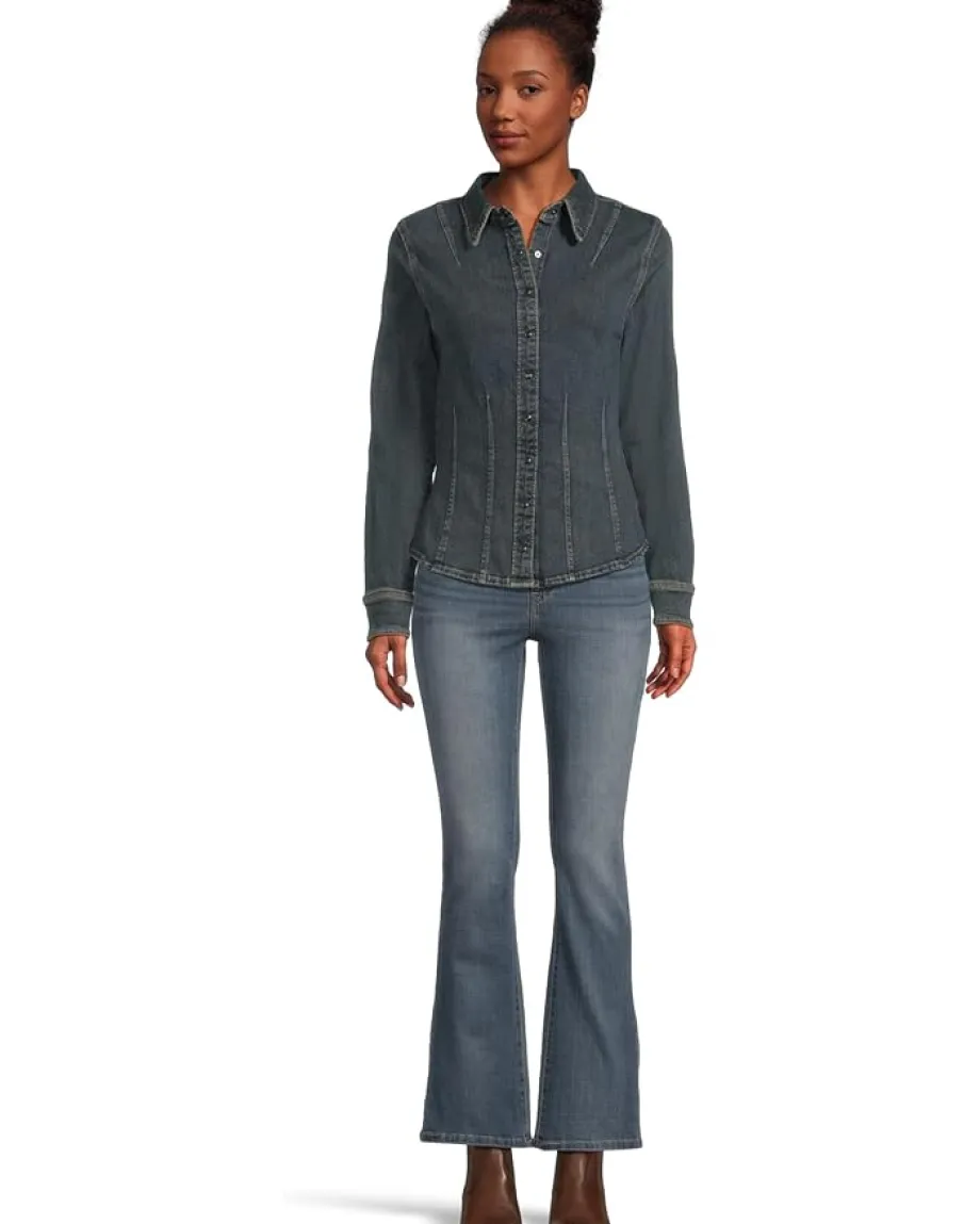 Levi's® Premium Long Sleeve Shaped Shirt Dolly Pardon Me Hot