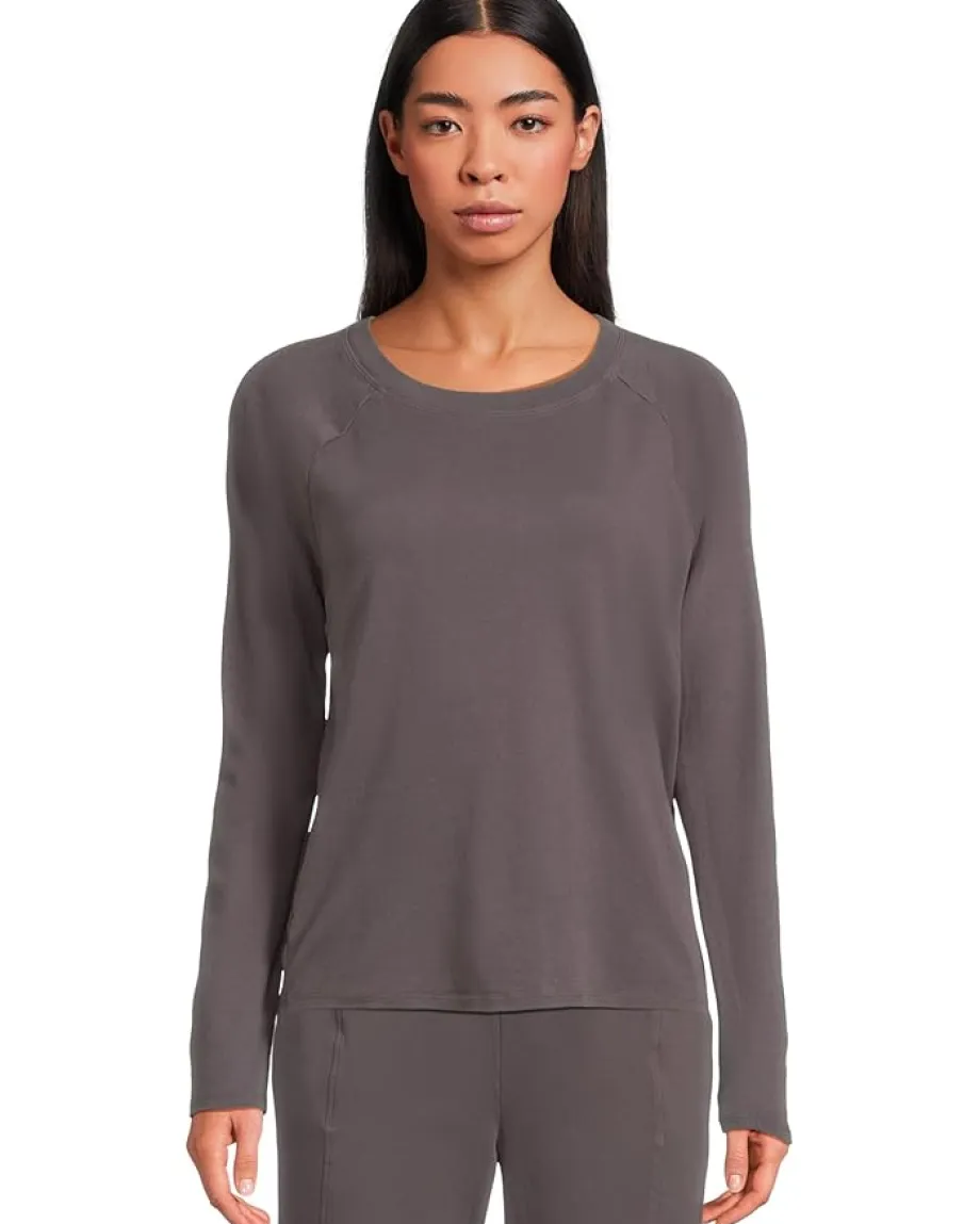 Women Mod-o-doc Long Sleeve Slim Crew Neck Tee