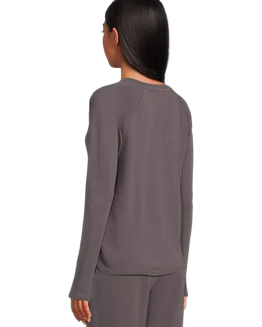 Women Mod-o-doc Long Sleeve Slim Crew Neck Tee