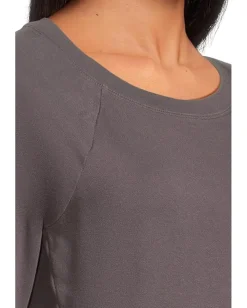 Women Mod-o-doc Long Sleeve Slim Crew Neck Tee