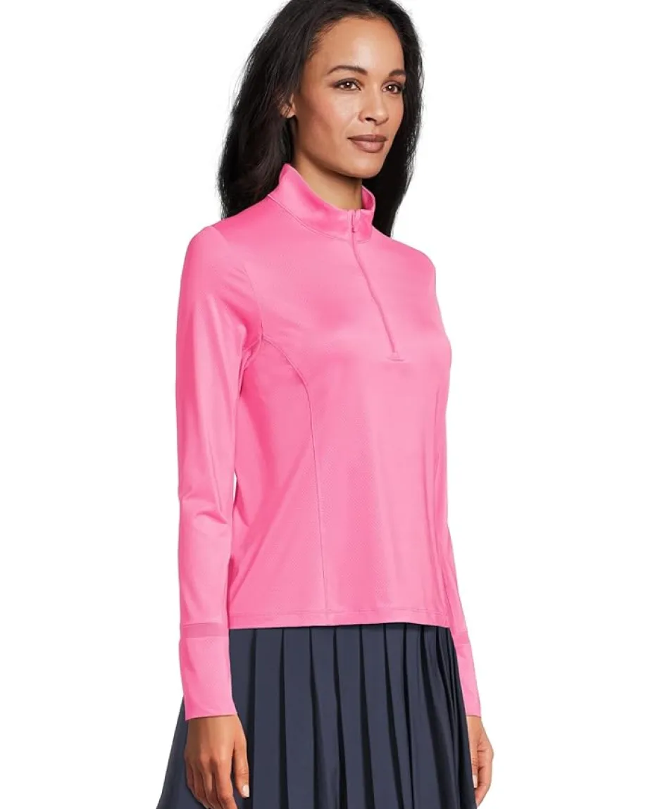 Callaway Long Sleeve Sun Protection Top Cheeky Pink Hot