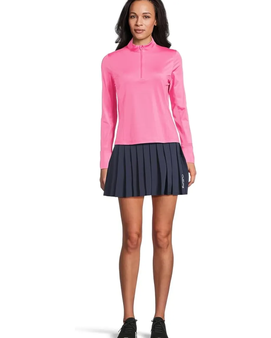Callaway Long Sleeve Sun Protection Top Cheeky Pink Hot