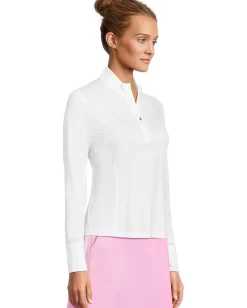 Callaway Long Sleeve Sun Protection Top Brilliant White Discount
