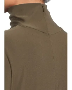 Women Norma Kamali Long Sleeve Sweetheart Turtle Top