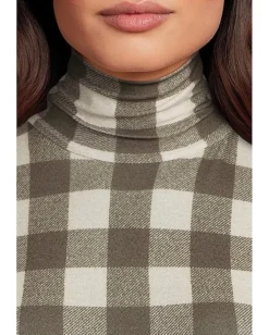 Women Norma Kamali Long Sleeve Turtle Fishtail Mini Dress