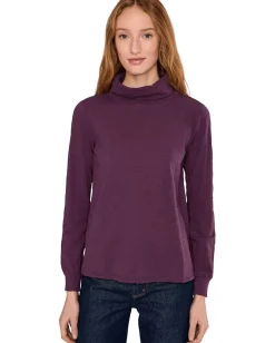Mod-o-doc Long Sleeve Turtle Neck Tee Elderberry Outlet