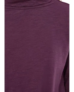 Mod-o-doc Long Sleeve Turtle Neck Tee Elderberry Outlet