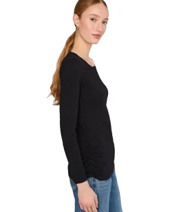 Women Mod-o-doc Long Sleeve Twisted Scoopneck Tee