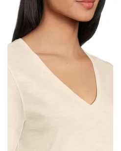 Lilla P Long Sleeve V-Neck Stone Hot