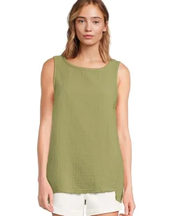 Women Mod-o-doc Long Step Hem Tank