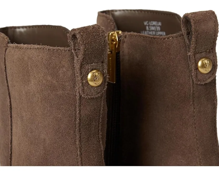 Vince Camuto Lorelai Block Heel Bootie Toasted Taupe Online