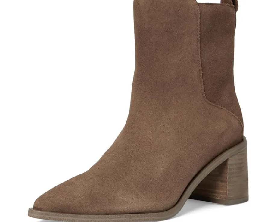 Vince Camuto Lorelai Block Heel Bootie Toasted Taupe Online