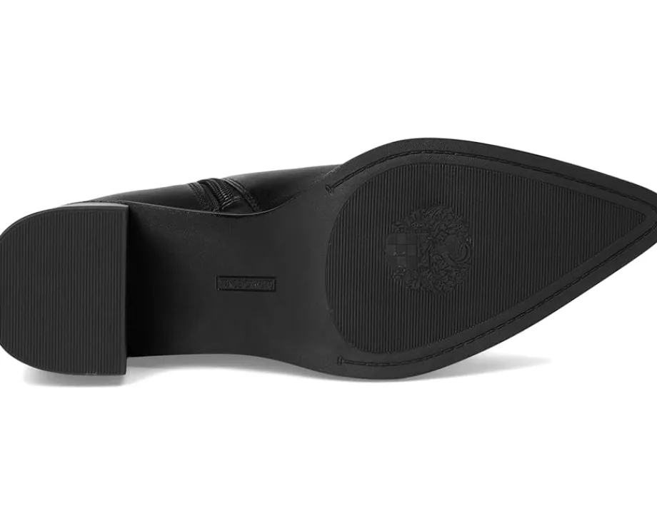 Vince Camuto Lorelai Block Heel Bootie Black Clearance