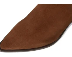 Vince Camuto Lorelai Block Heel Bootie Burnt Sugar New