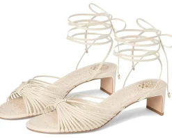 Women Vince Camuto Lory Ankle Wrap Kitten Heel Sandals