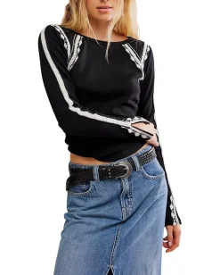 Women Free People Lost Love Long-sleeve Top