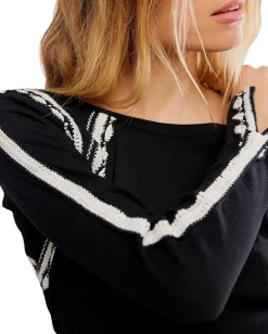 Women Free People Lost Love Long-sleeve Top