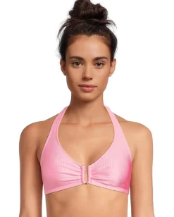 Lilly Pulitzer Louie Bikini Top Rousseau Pink Online