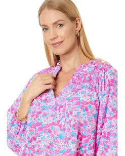 Women Lilly Pulitzer Lourdes 3/4 Sleeve Cotton