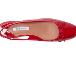 Steve Madden Loved Red Crinkle Patent Hot