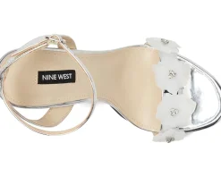 Nine West Lovely Silver Mirror Metallic Discount