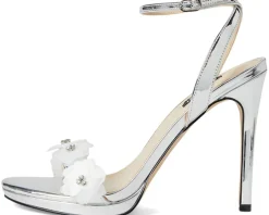 Nine West Lovely Silver Mirror Metallic Discount