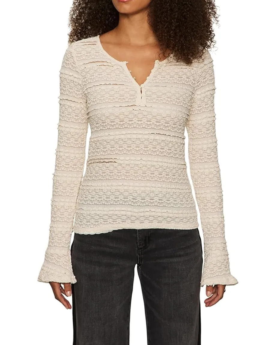 Women Sanctuary Lovely Lace Button Front