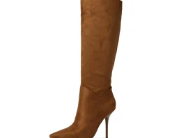 Jessica Simpson Lovienn Pointed Toe Knee Boots Safari Brown