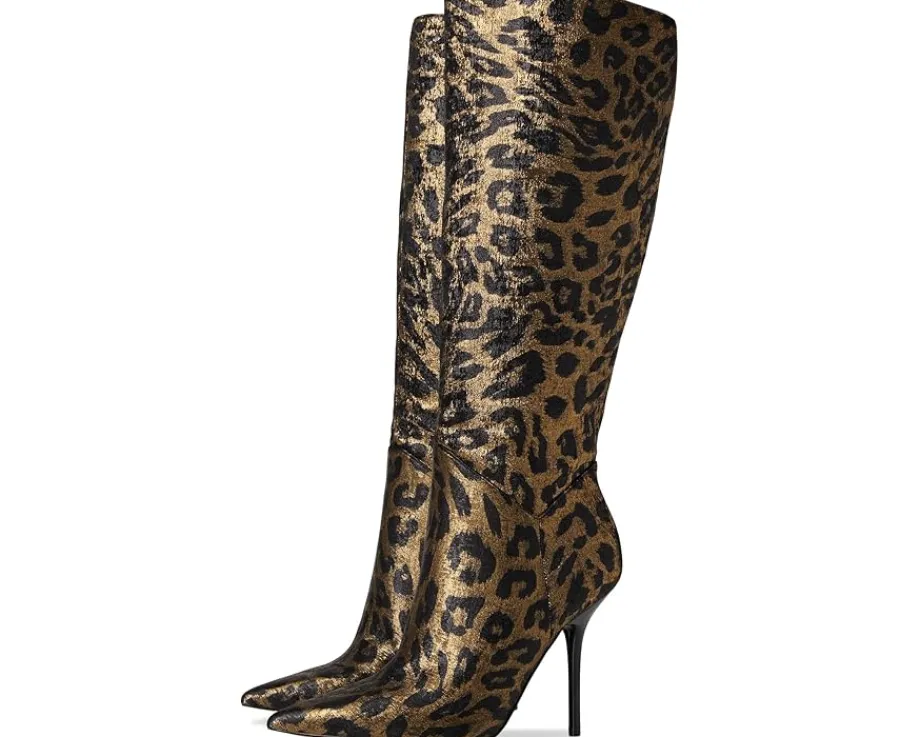Jessica Simpson Lovienn Pointed Toe Knee Boots Golden Copper Hot