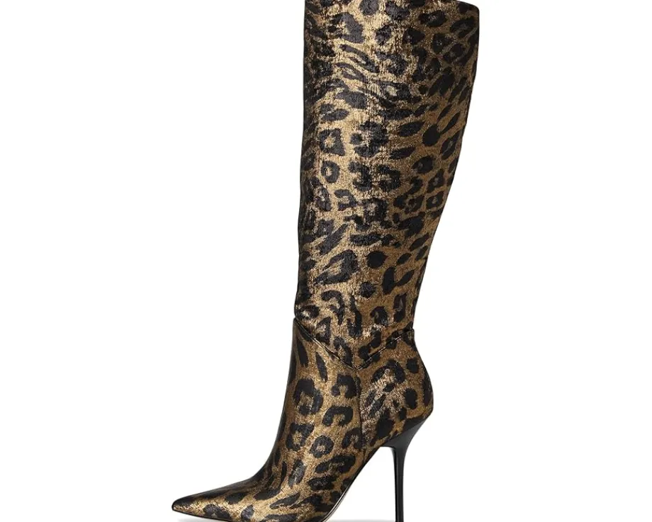 Jessica Simpson Lovienn Pointed Toe Knee Boots Golden Copper Hot