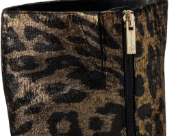 Jessica Simpson Lovienn Pointed Toe Knee Boots Golden Copper Hot