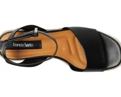 Franco Sarto L-tiffany Espadrille Sandals Black Sale