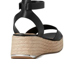 Franco Sarto L-tiffany Espadrille Sandals Black Sale