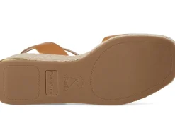 Franco Sarto L-tiffany Espadrille Sandals Tan Brown New