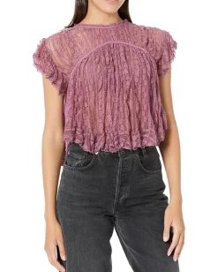 Free People Lucea Lace Top Boudoir