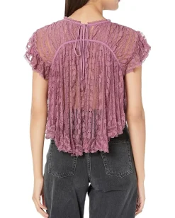 Free People Lucea Lace Top Boudoir