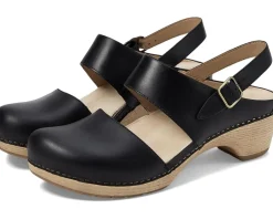 Dansko Lucia Black Oiled Pull Up Discount