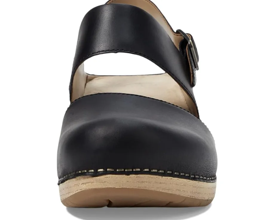 Dansko Lucia Black Oiled Pull Up Discount