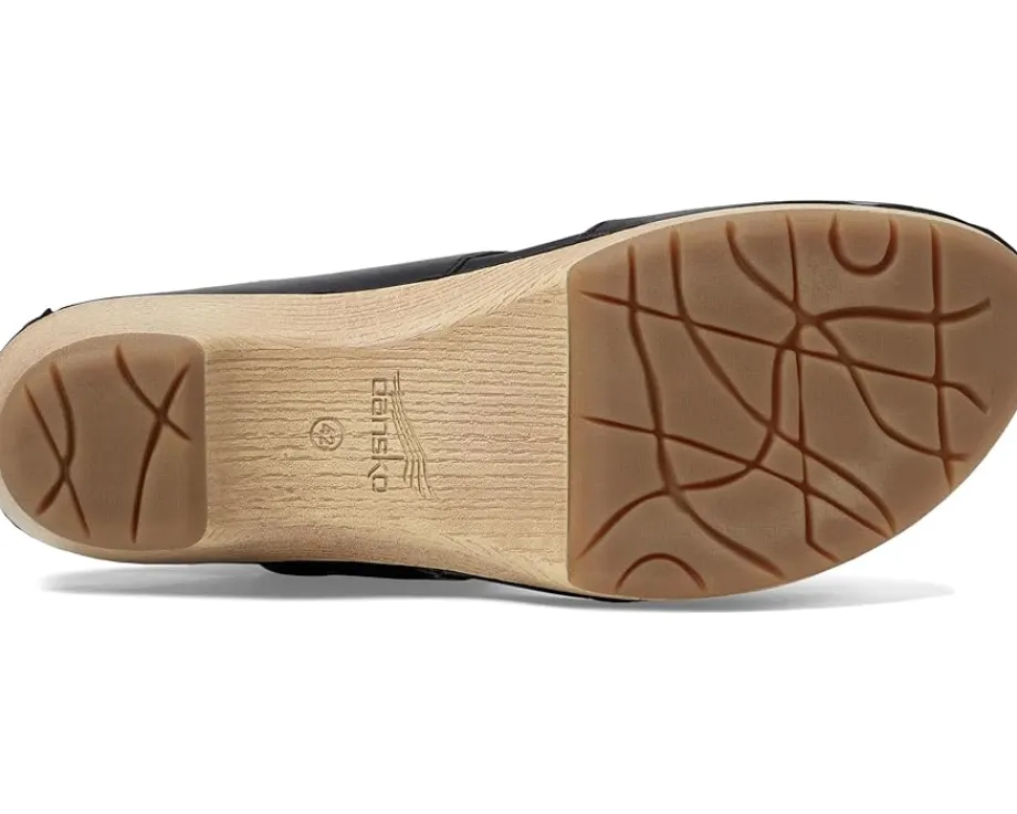 Dansko Lucia Black Oiled Pull Up Discount