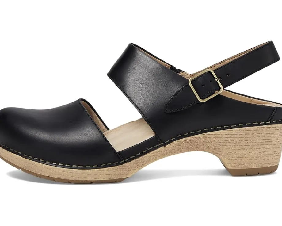 Dansko Lucia Black Oiled Pull Up Discount