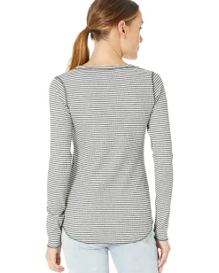 Women Buffalo David Bitton Luciana Scoop Neck Henley