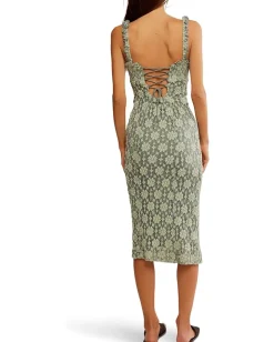 Women Free People Lucinda Lace Midi