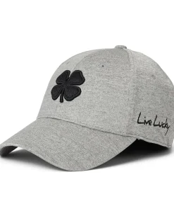 Women Black Clover Lucky Heather Silver Hat
